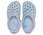 Classic Watercolor Marbled Oxygen Swirl Unisex Clog