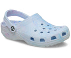 Classic Watercolor Marbled Oxygen Swirl Unisex Clog