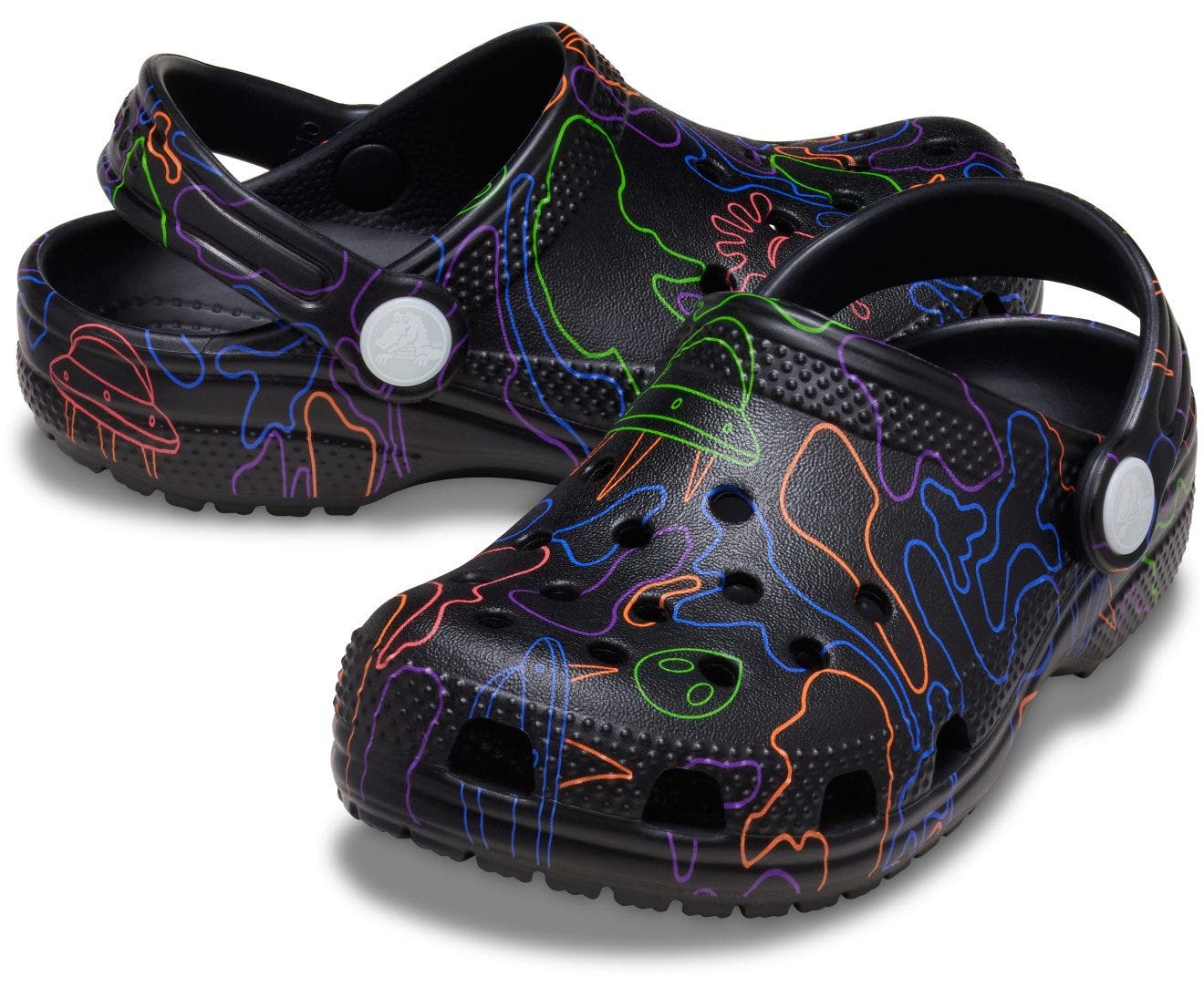 Classic Hi Vis Camo Black/Multi Toddler Clog