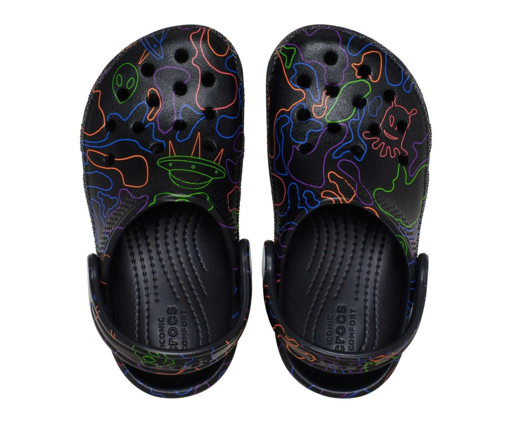 Classic Hi Vis Camo Black/Multi Toddler Clog