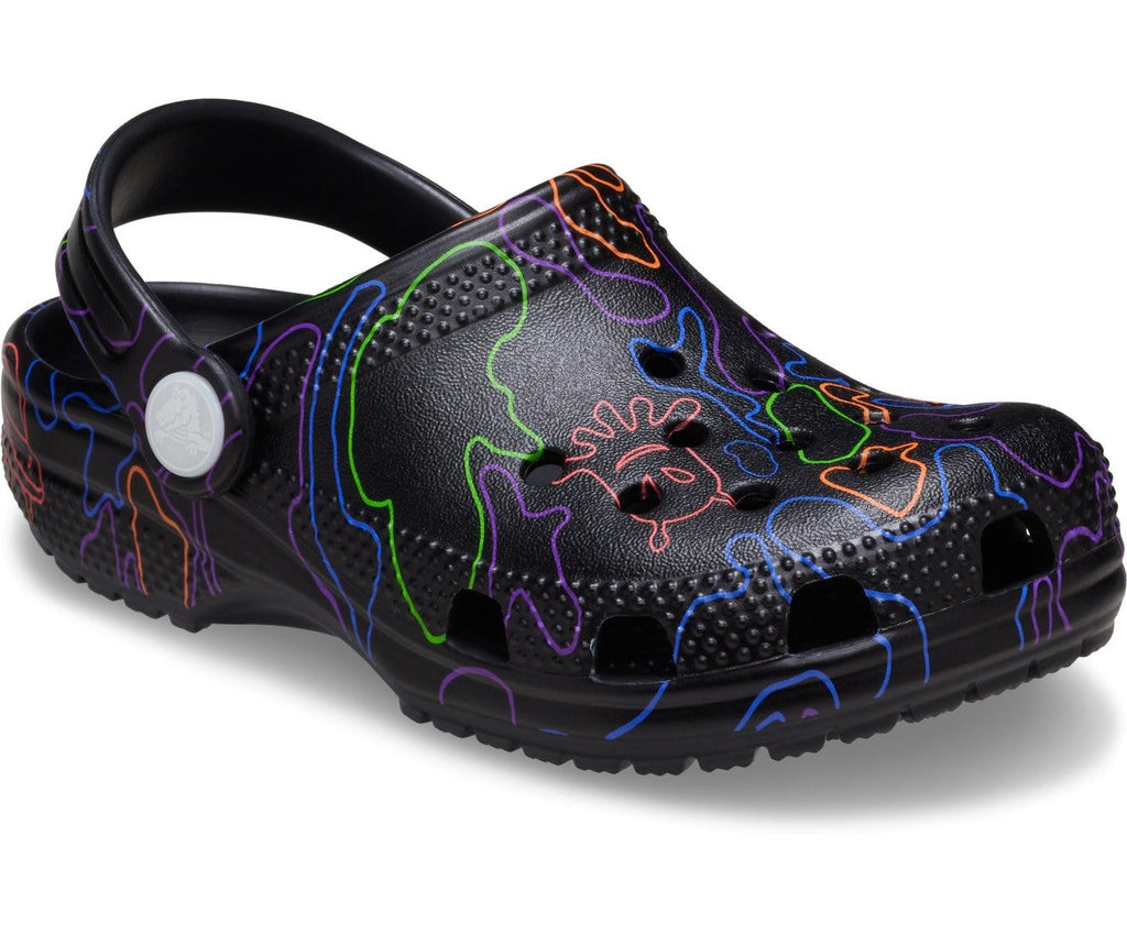 Classic Hi Vis Camo Black/Multi Toddler Clog