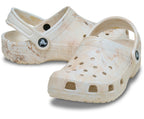Classic Watercolor Marbled Bone Swirl Kids Clog