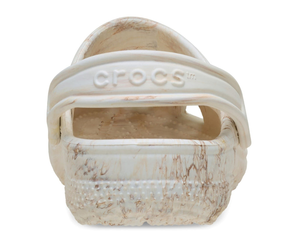 Classic Watercolor Marbled Bone Swirl Kids Clog