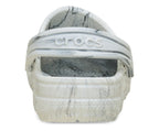 Classic Watercolor Marbled Grey Swirl Toddler Clog