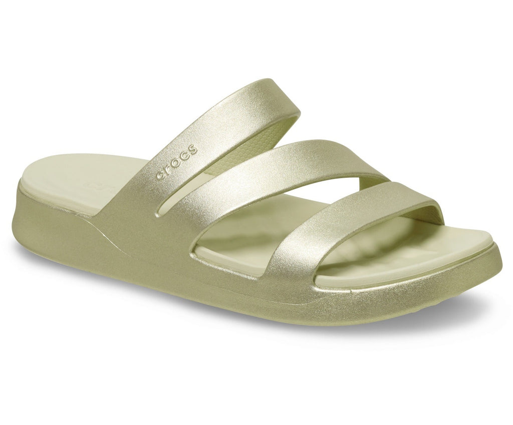 Getaway Metallic Strappy Champagne Women Sandal