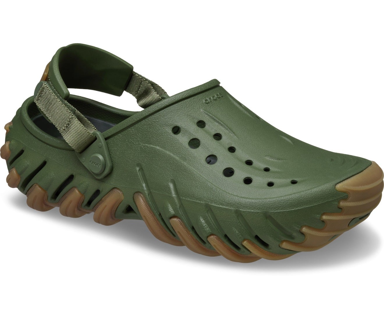 Echo Gum RO Army Green Unisex Clog