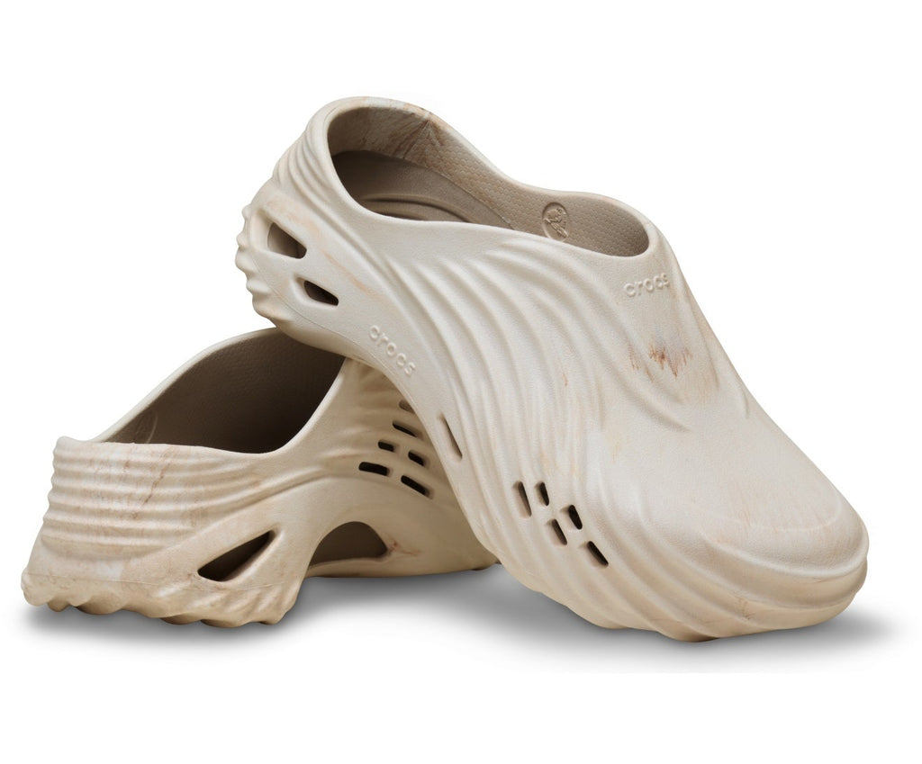 Echo Watercolor Marbled Wave Bone/Multi Unisex Clog