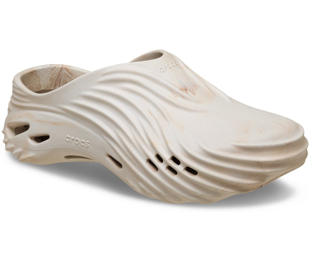 Echo Watercolor Marbled Wave Bone/Multi Unisex Clog