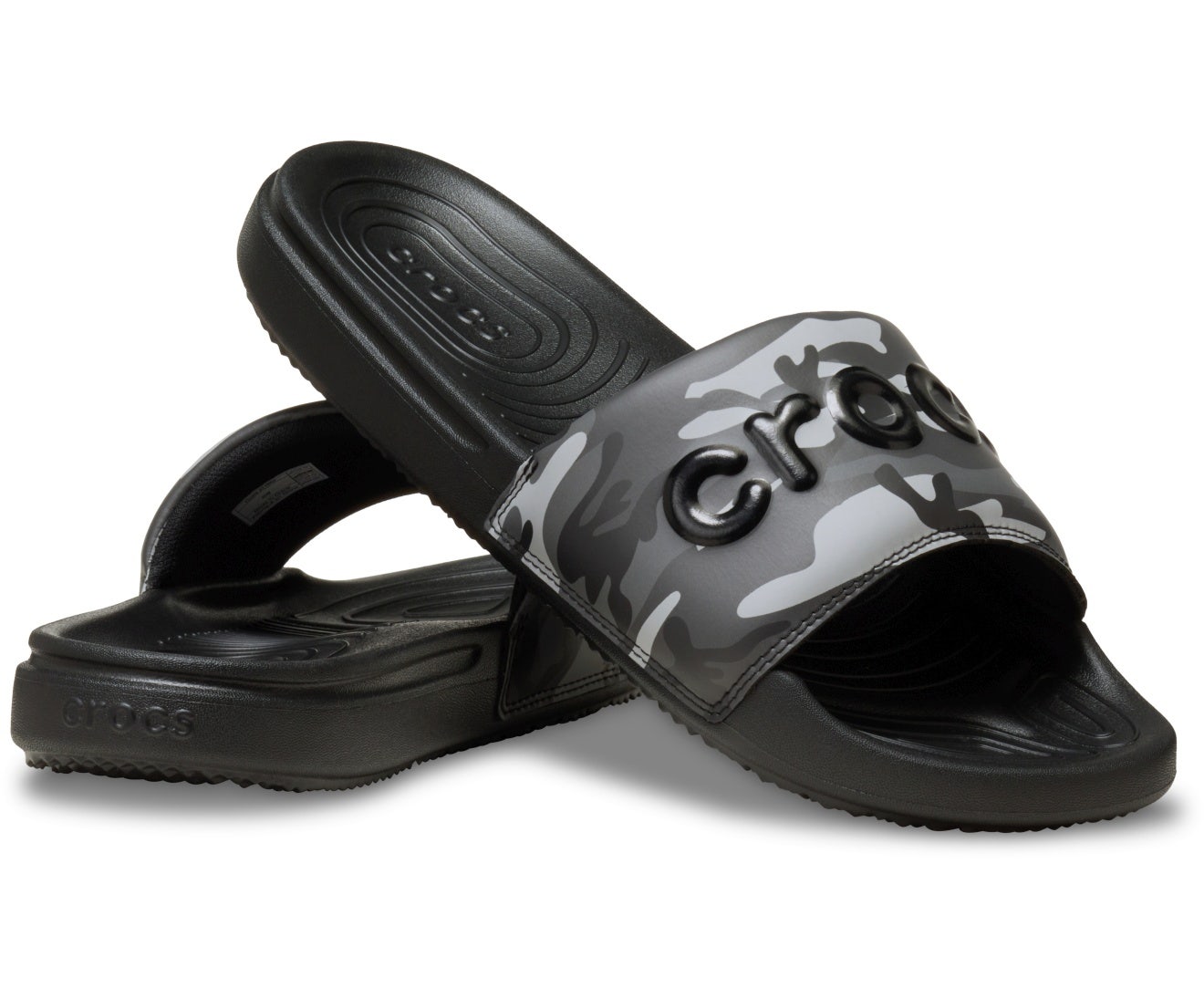 All Day Camouflage Men Black/Grey Slide