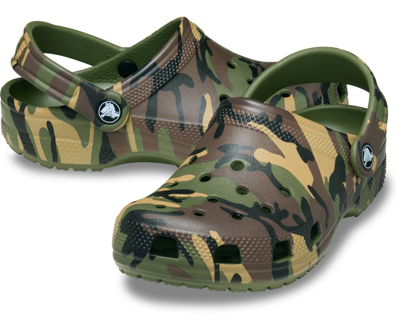 Classic Camouflage Kids Army Green/Multi Clog
