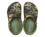 Classic Camouflage Kids Army Green/Multi Clog