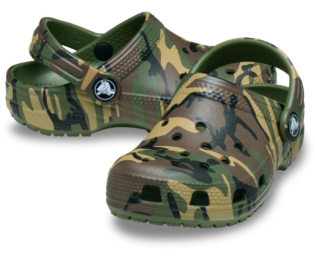 Classic Camouflage Toddler Army Green/Multi Clog