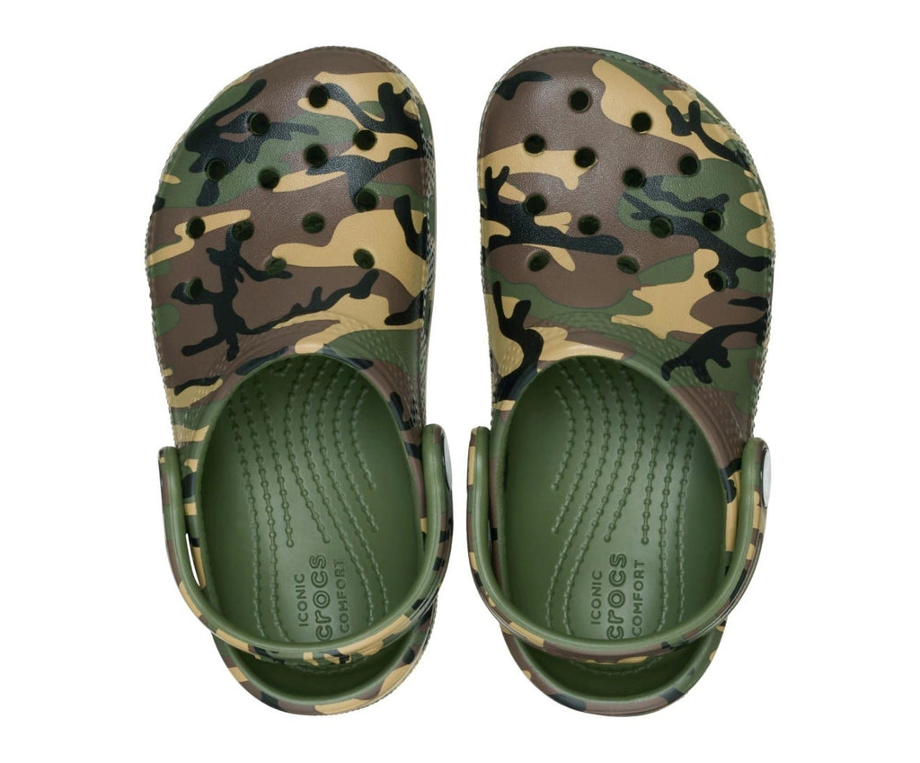 Classic Camouflage Toddler Army Green/Multi Clog