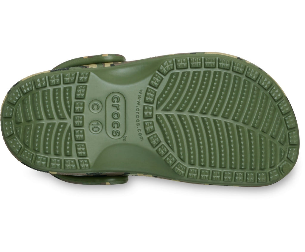 Classic Camouflage Toddler Army Green/Multi Clog