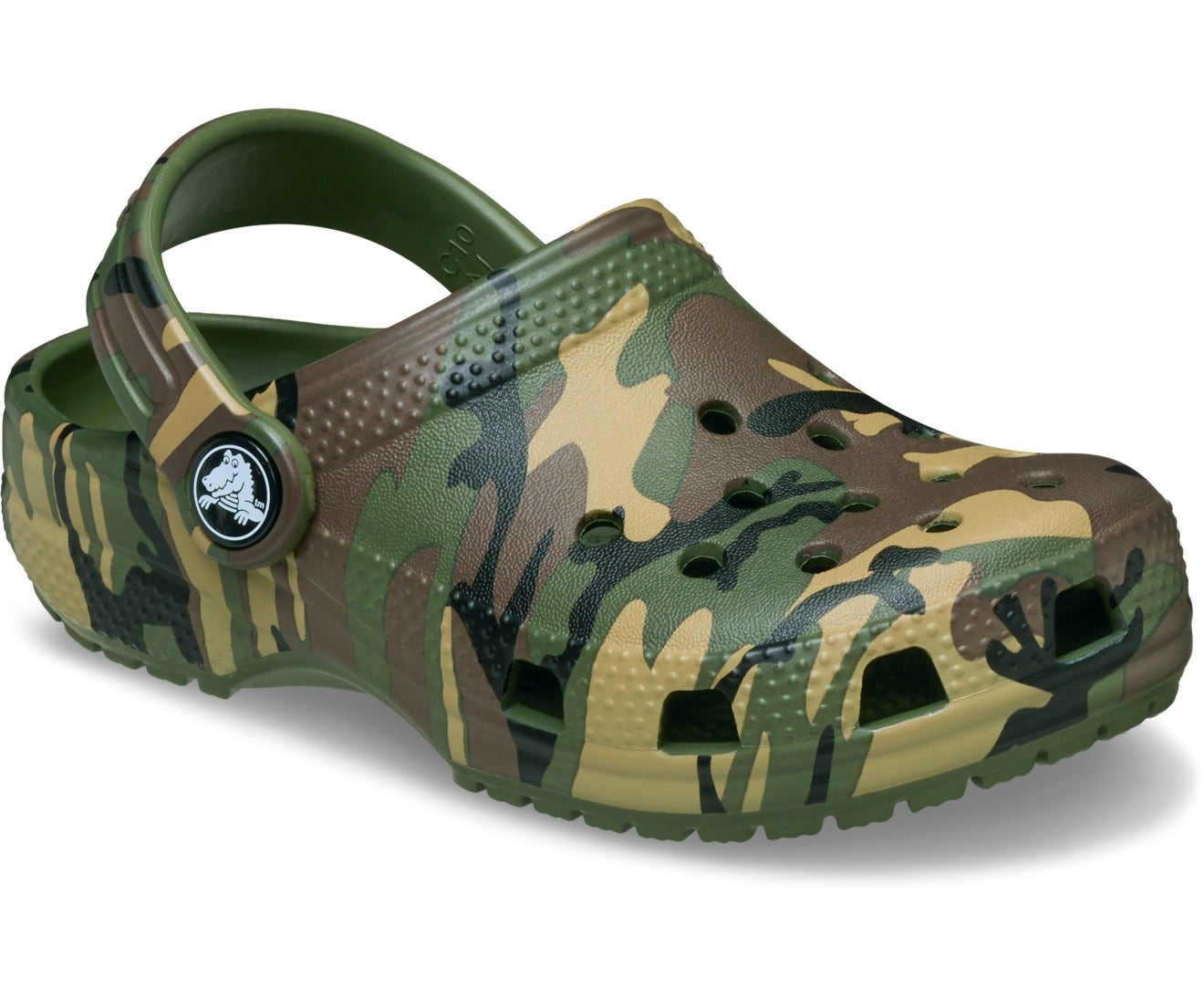 Classic Camouflage Toddler Army Green/Multi Clog