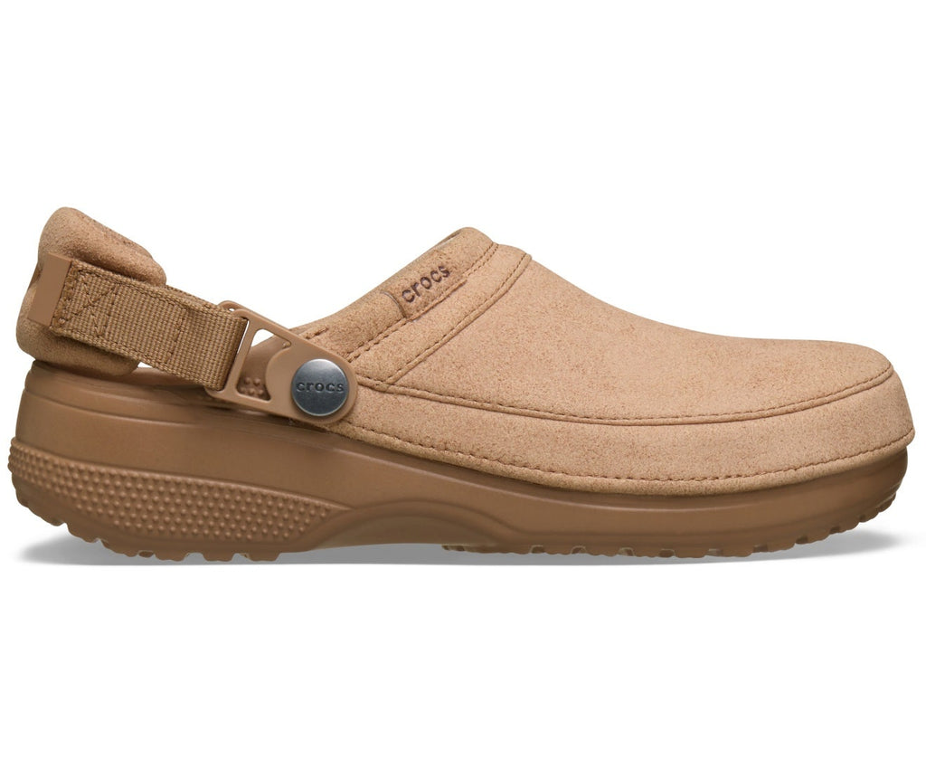 Classic Crafted Vegan Suede Unisex Milk Chocolate Clog