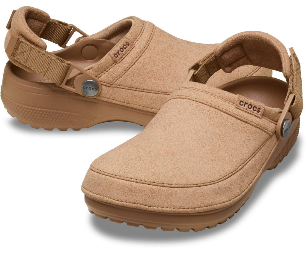 Classic Crafted Vegan Suede Unisex Milk Chocolate Clog