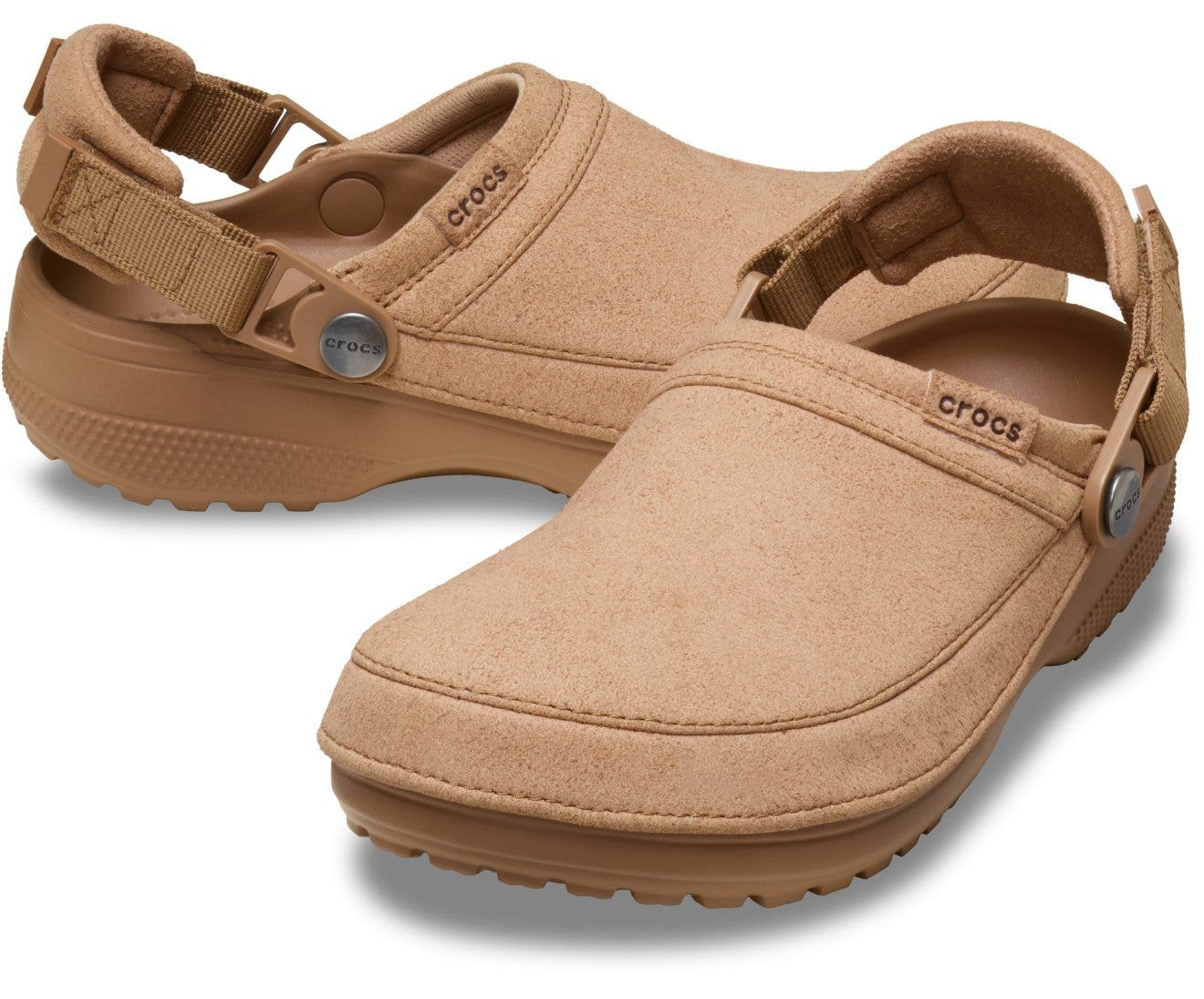 Classic Crafted Vegan Suede Unisex Milk Chocolate Clog