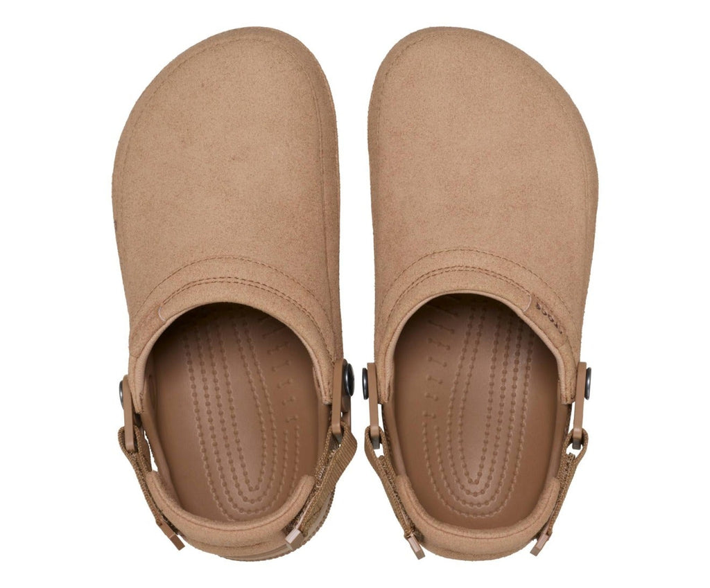 Classic Crafted Vegan Suede Unisex Milk Chocolate Clog