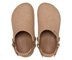 Classic Crafted Vegan Suede Unisex Milk Chocolate Clog