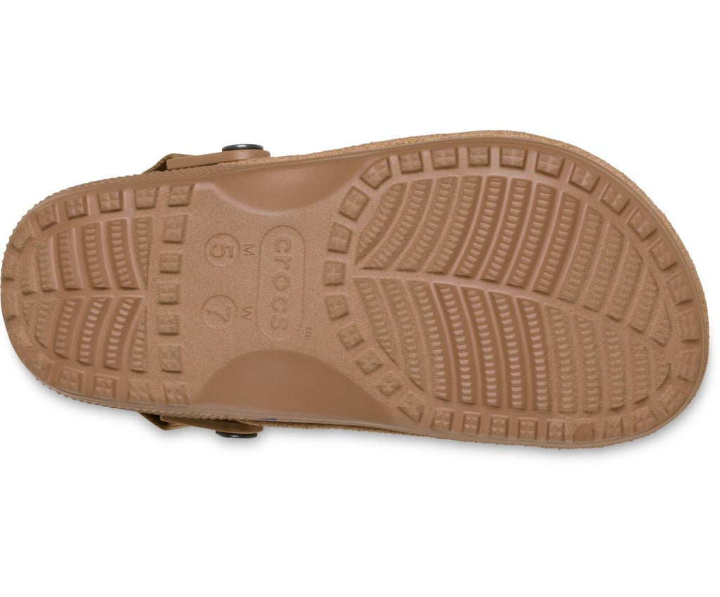 Classic Crafted Vegan Suede Unisex Milk Chocolate Clog