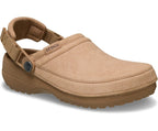 Classic Crafted Vegan Suede Unisex Milk Chocolate Clog