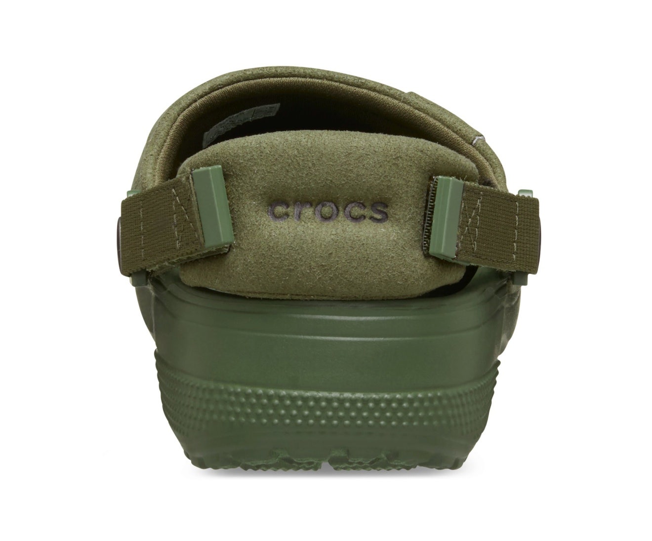 Classic Crafted Vegan Suede Unisex Army Green Clog