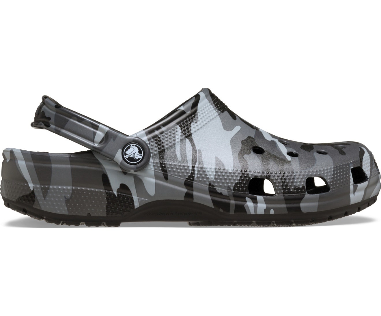 Classic Camouflage Unisex Black/Slate Grey Clog