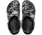 Classic Camouflage Unisex Black/Slate Grey Clog