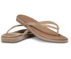 Miami Jelly Round Toe Milk Chocolate Jelly Women Flip
