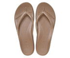Miami Jelly Round Toe Milk Chocolate Jelly Women Flip