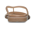 Miami Jelly Round Toe Milk Chocolate Jelly Women Flip