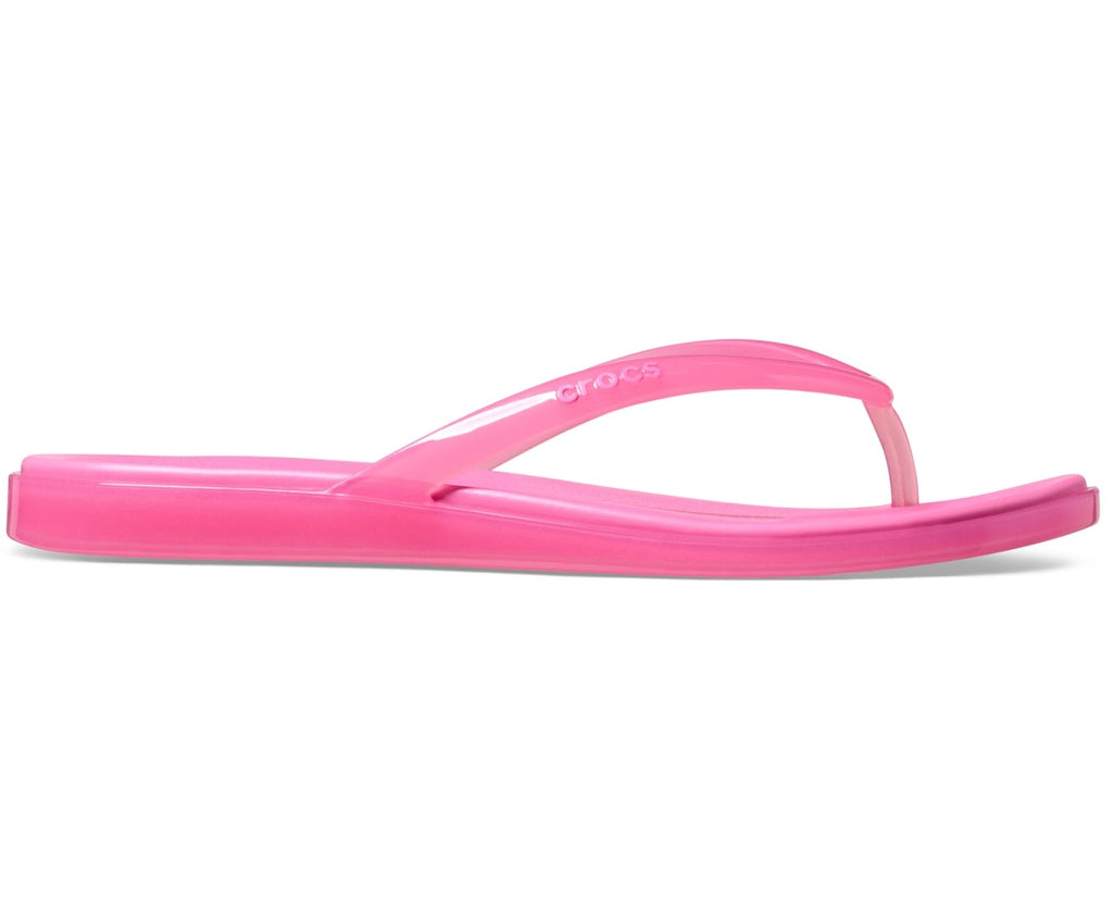 Miami Jelly Round Toe Pink Lemonade Jelly Women Flip