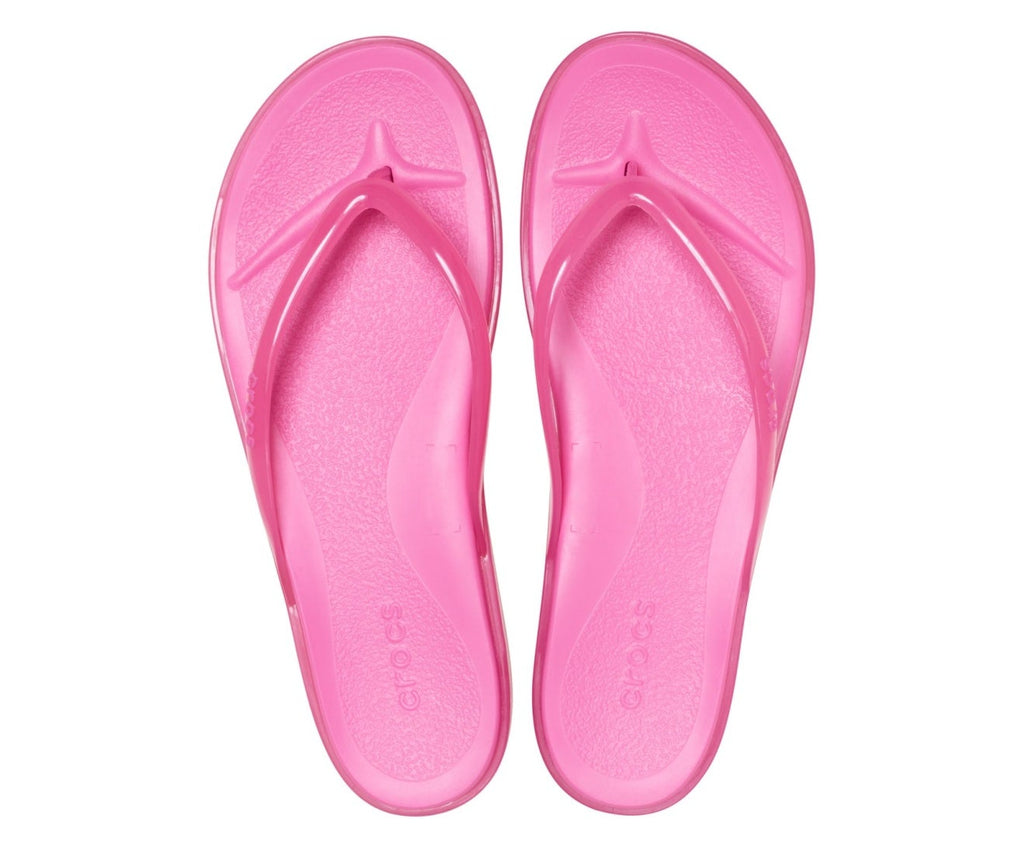 Miami Jelly Round Toe Pink Lemonade Jelly Women Flip
