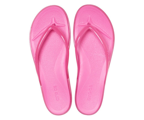 Miami Jelly Round Toe Pink Lemonade Jelly Women Flip