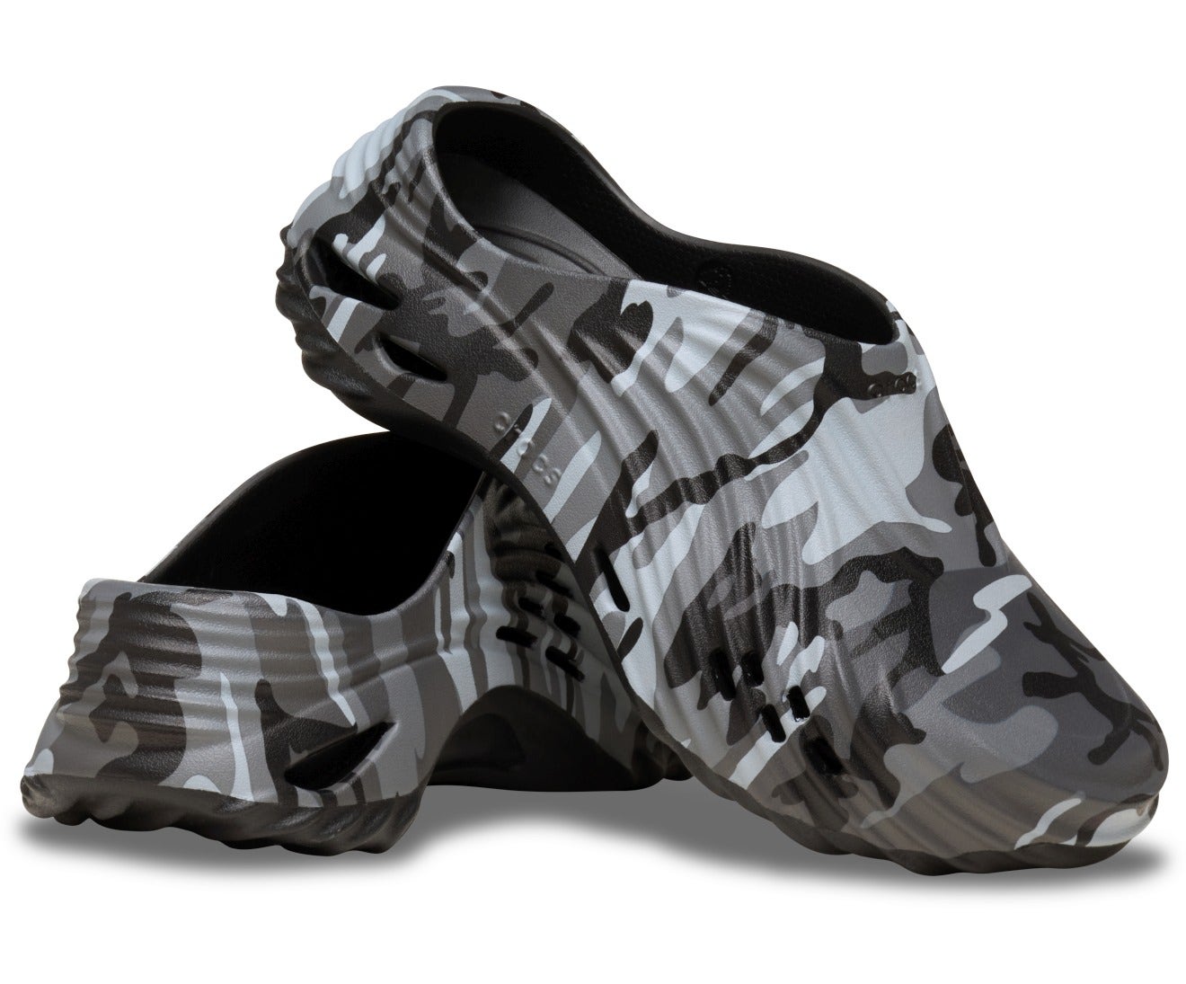 Echo Camo Wave Black/Slate Grey Unisex Clog