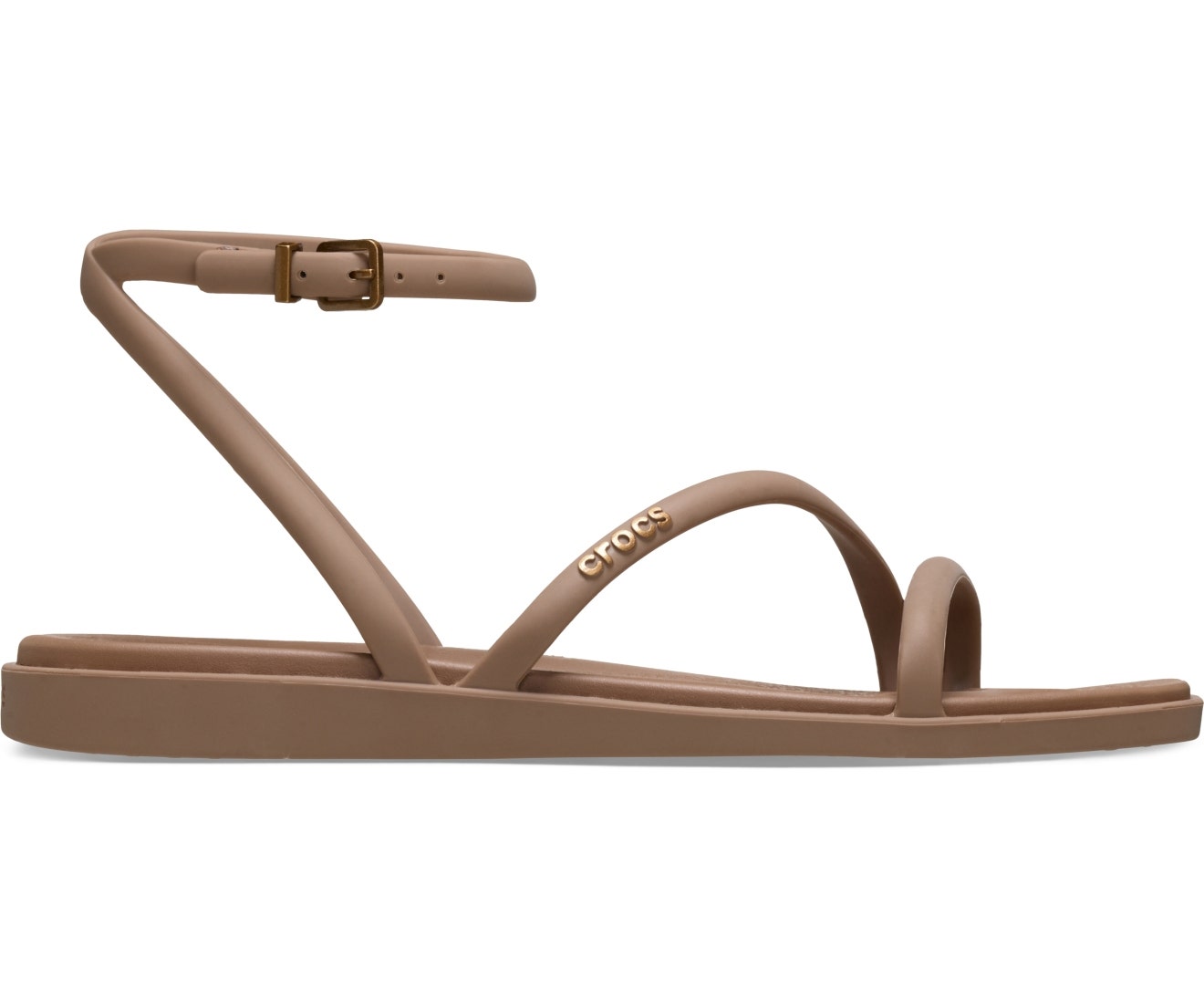 Miami Ankle Strap Women Milk Chocolate Sandal