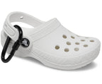 Classic Clog Pouch Bag Charm White