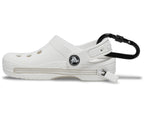 Classic Clog Pouch Bag Charm White