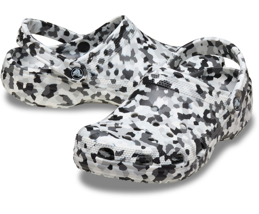 Classic Confetti Unisex Black/White Clog