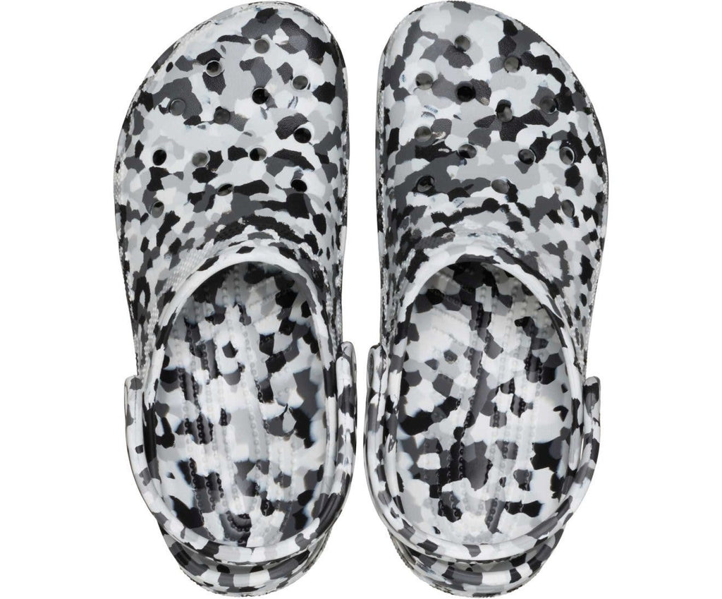 Classic Confetti Unisex Black/White Clog