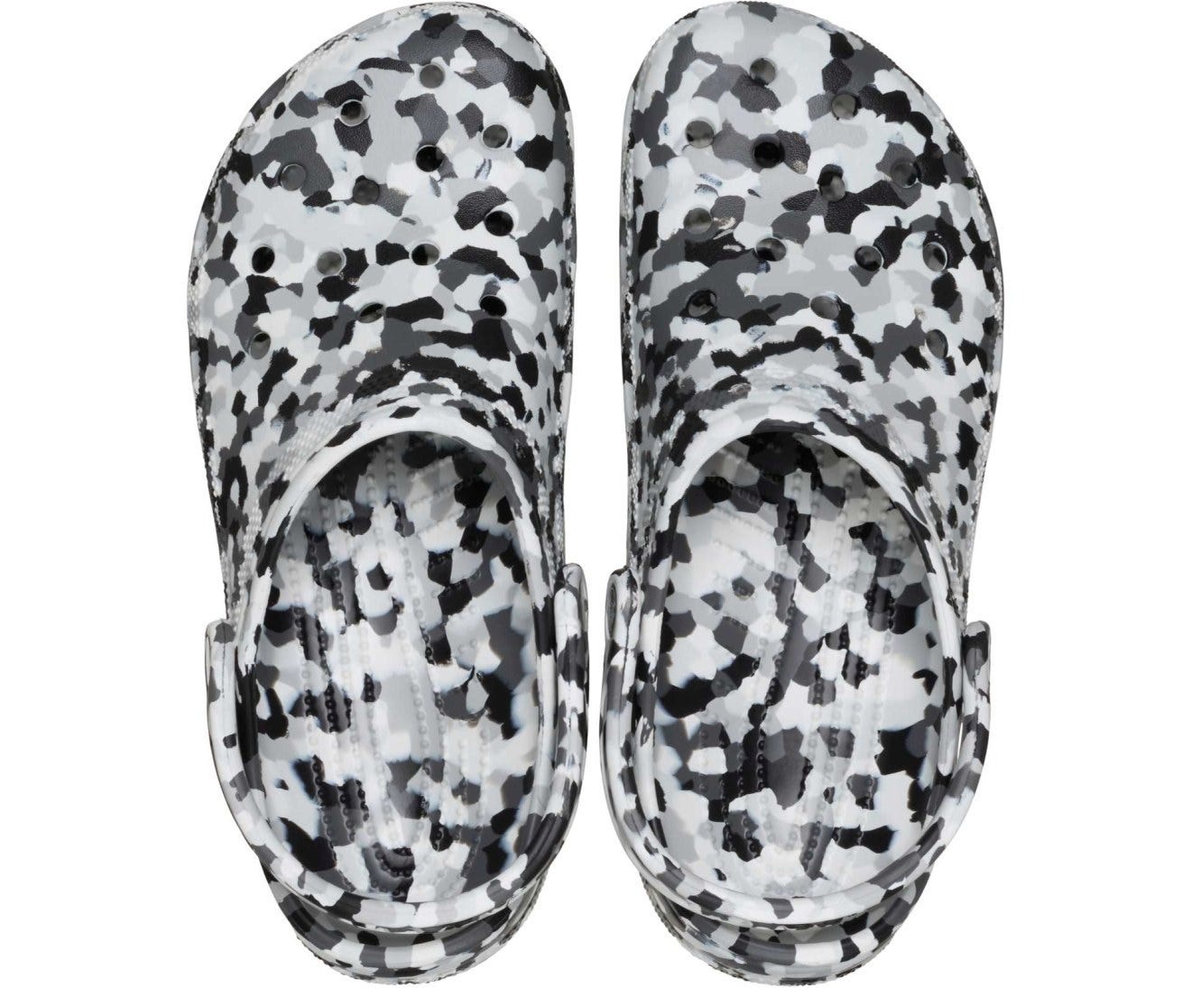 Classic Confetti Unisex Black/White Clog