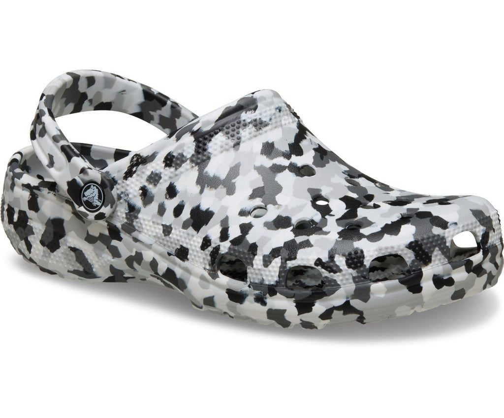 Classic Confetti Unisex Black/White Clog