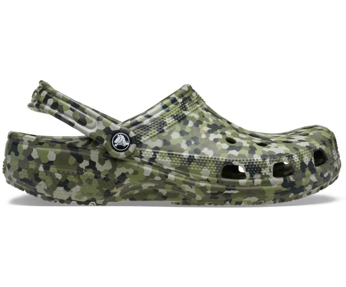 Classic Confetti Unisex Army Green/Multi Clog