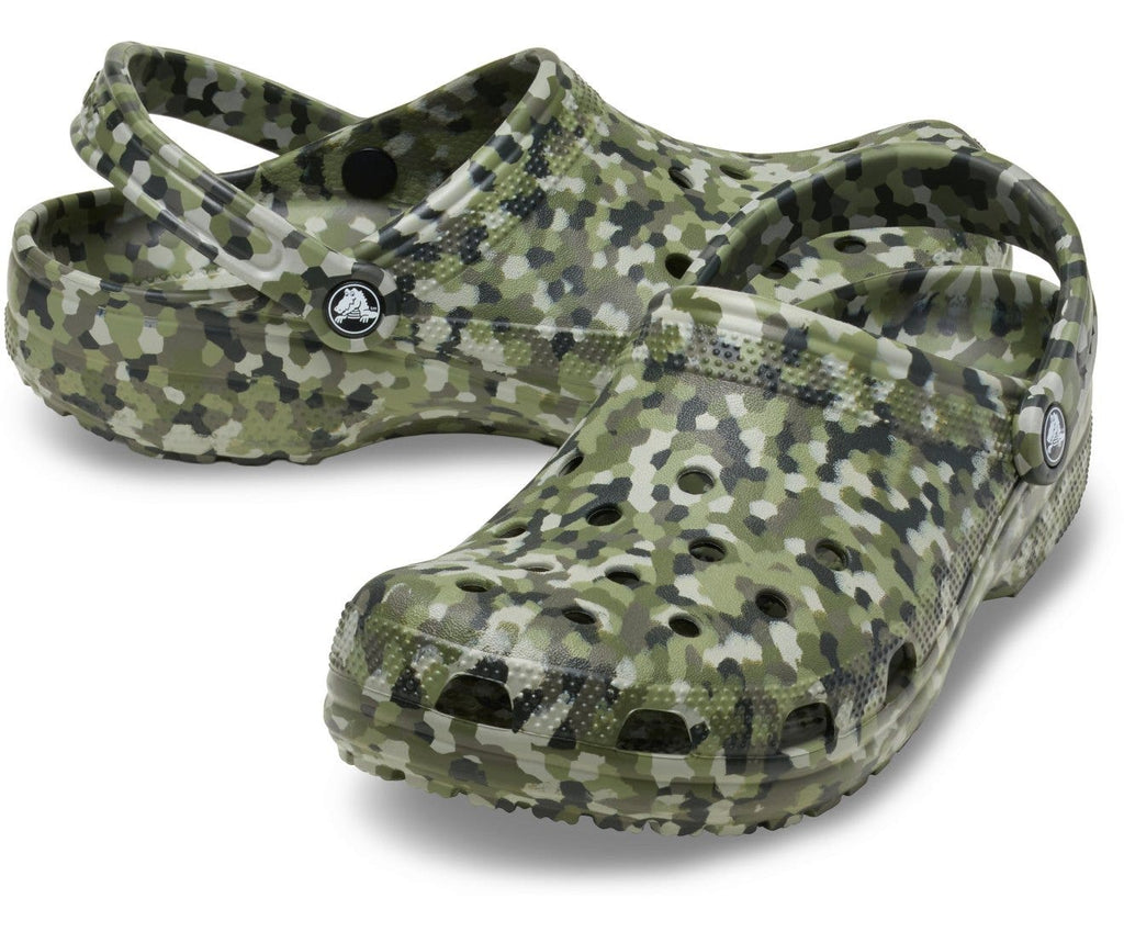 Classic Confetti Unisex Army Green/Multi Clog