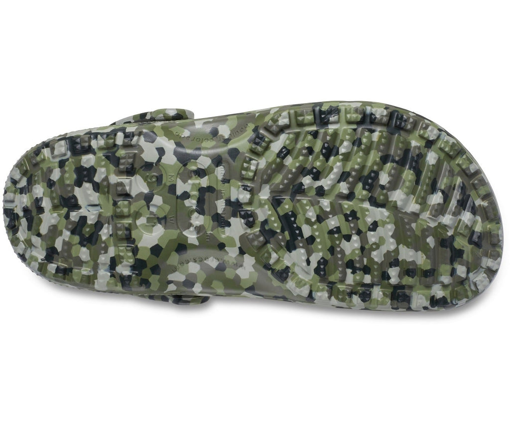 Classic Confetti Unisex Army Green/Multi Clog