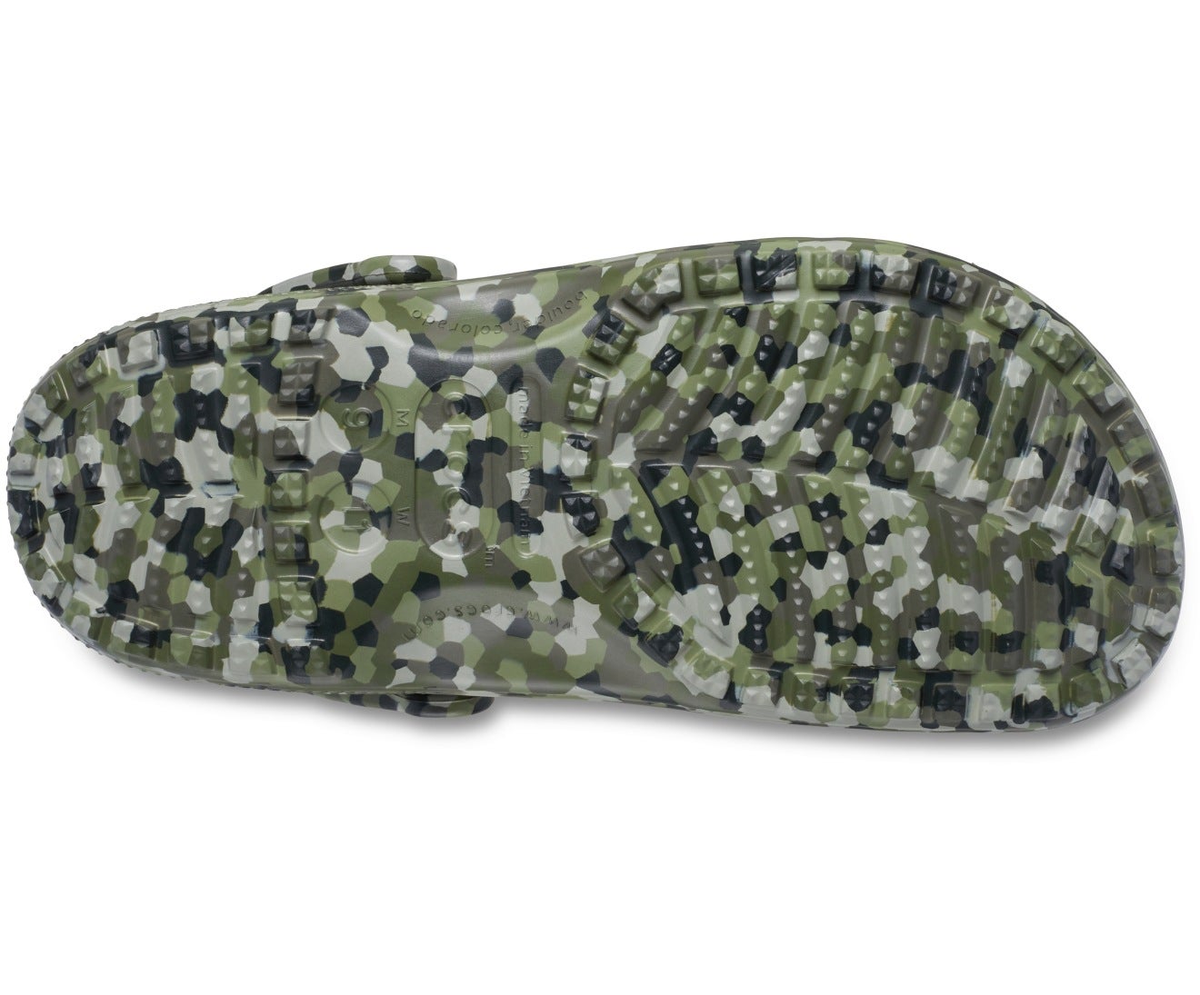 Classic Confetti Unisex Army Green/Multi Clog