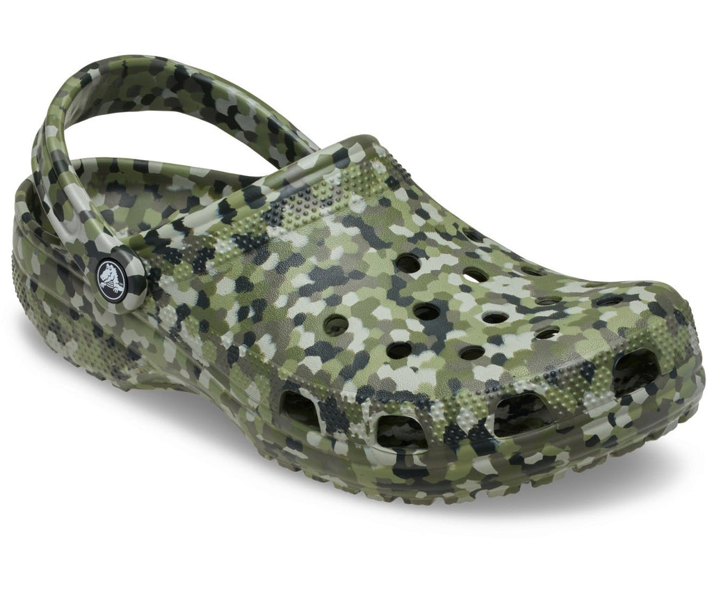 Classic Confetti Unisex Army Green/Multi Clog