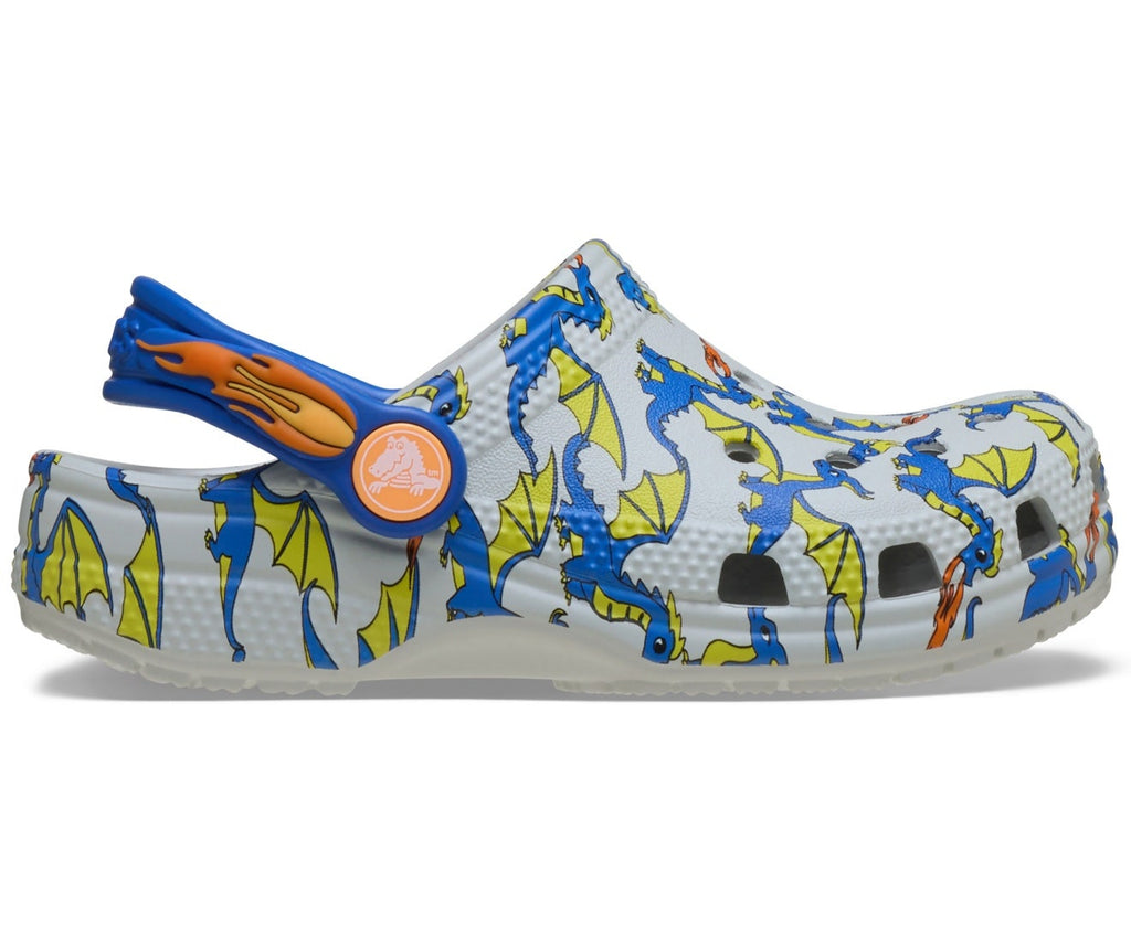 Classic Dragon Graphic Atmosphere Toddler Clog