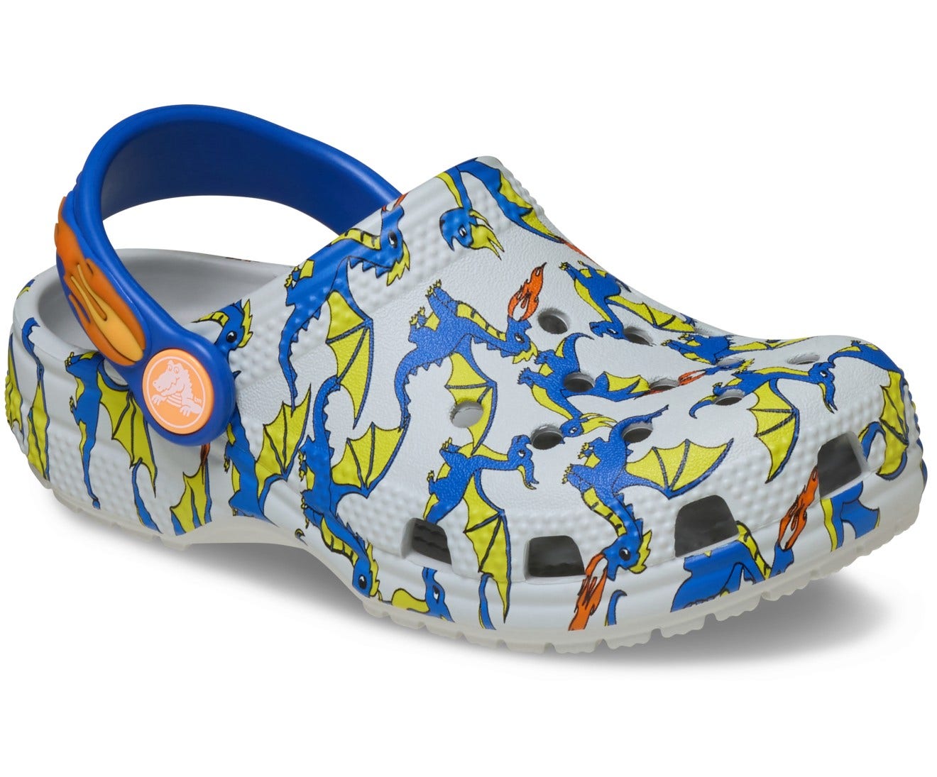 Classic Dragon Graphic Atmosphere Toddler Clog